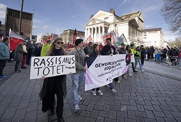 Anti AFD Demonstration in Duisburg