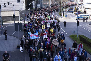 Anti AFD Demonstration in Duisburg