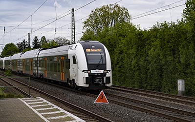Arbeiten an der Bahnstrecke D&uuml;sseldorf-Duisburg