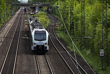 Arbeiten an der Bahnstrecke D&uuml;sseldorf-Duisburg
