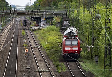 Arbeiten an der Bahnstrecke D&uuml;sseldorf-Duisburg
