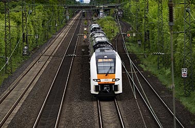 Arbeiten an der Bahnstrecke D&uuml;sseldorf-Duisburg