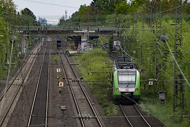 Arbeiten an der Bahnstrecke D&uuml;sseldorf-Duisburg