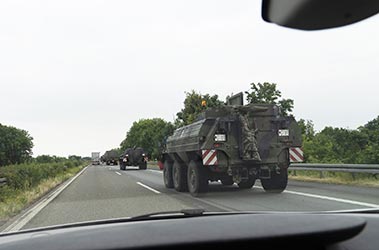 Nato Man&ouml;ver Grand Crossings 2025 am Niederrhein