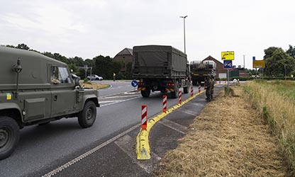 Nato Man&ouml;ver Grand Crossings 2025 am Niederrhein