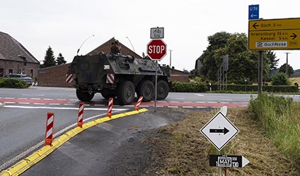 Nato Man&ouml;ver Grand Crossings 2025 am Niederrhein