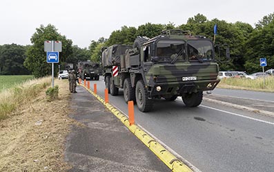Nato Man&ouml;ver Grand Crossings 2025 am Niederrhein