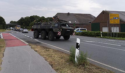 Nato Man&ouml;ver Grand Crossings 2025 am Niederrhein