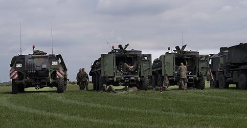 Nato Man&ouml;ver Grand Crossings 2025 am Niederrhein