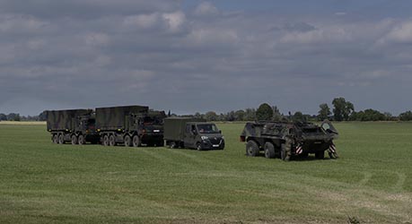 Nato Man&ouml;ver Grand Crossings 2025 am Niederrhein