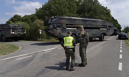 Nato Man&ouml;ver Grand Crossings 2025 am Niederrhein