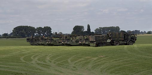 Nato Man&ouml;ver Grand Crossings 2025 am Niederrhein