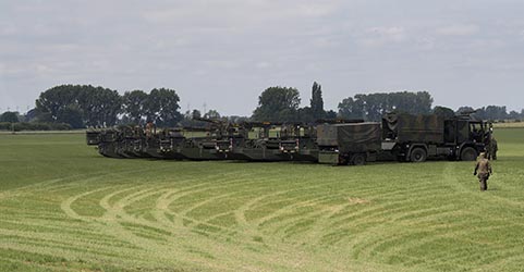 Nato Man&ouml;ver Grand Crossings 2025 am Niederrhein